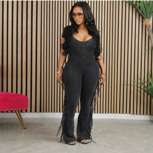 Fringe Me Jumpsuit